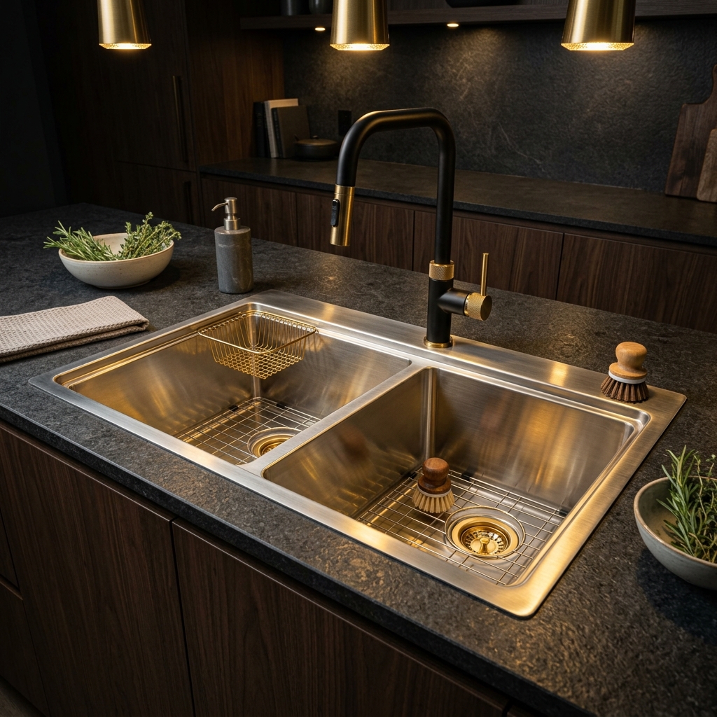 Bespoke Double-Bowl Sinks